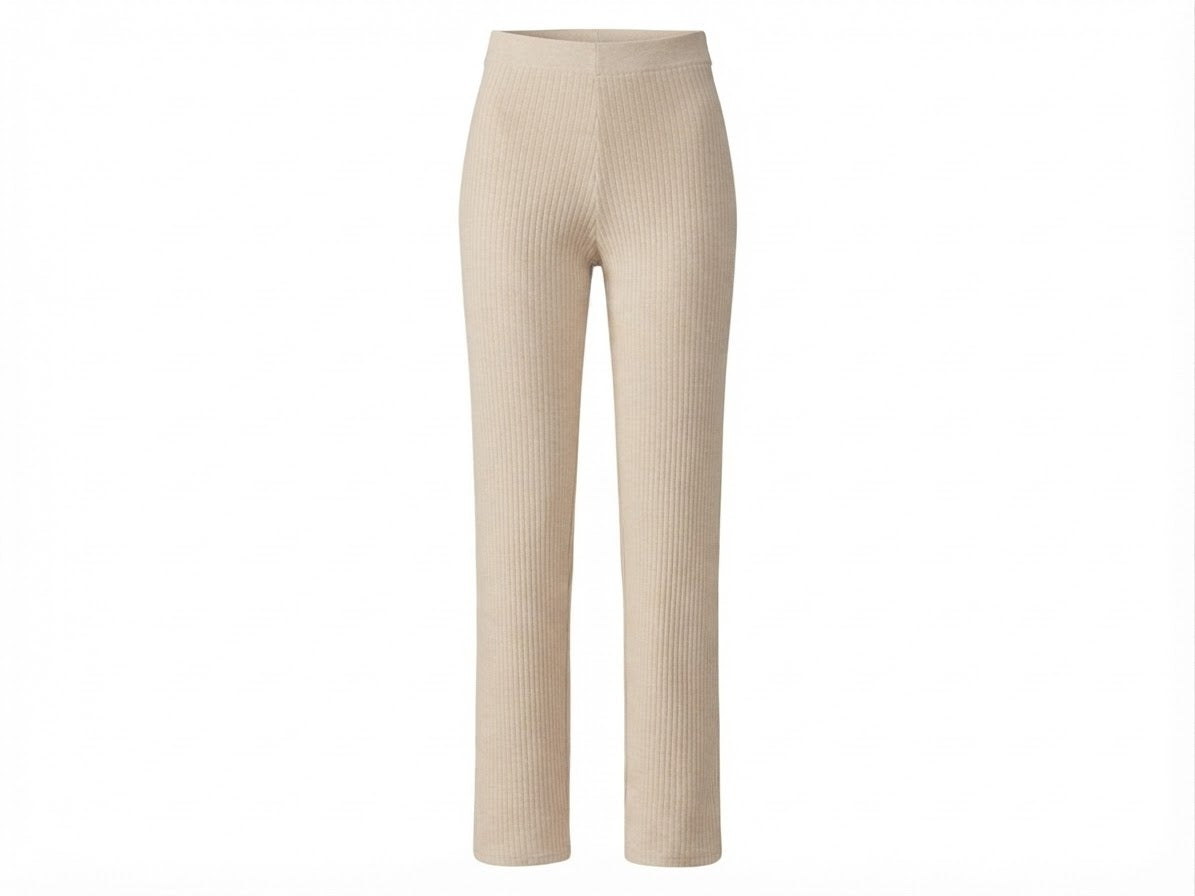 Esmara Women’s Beige Fine-Knit Trousers