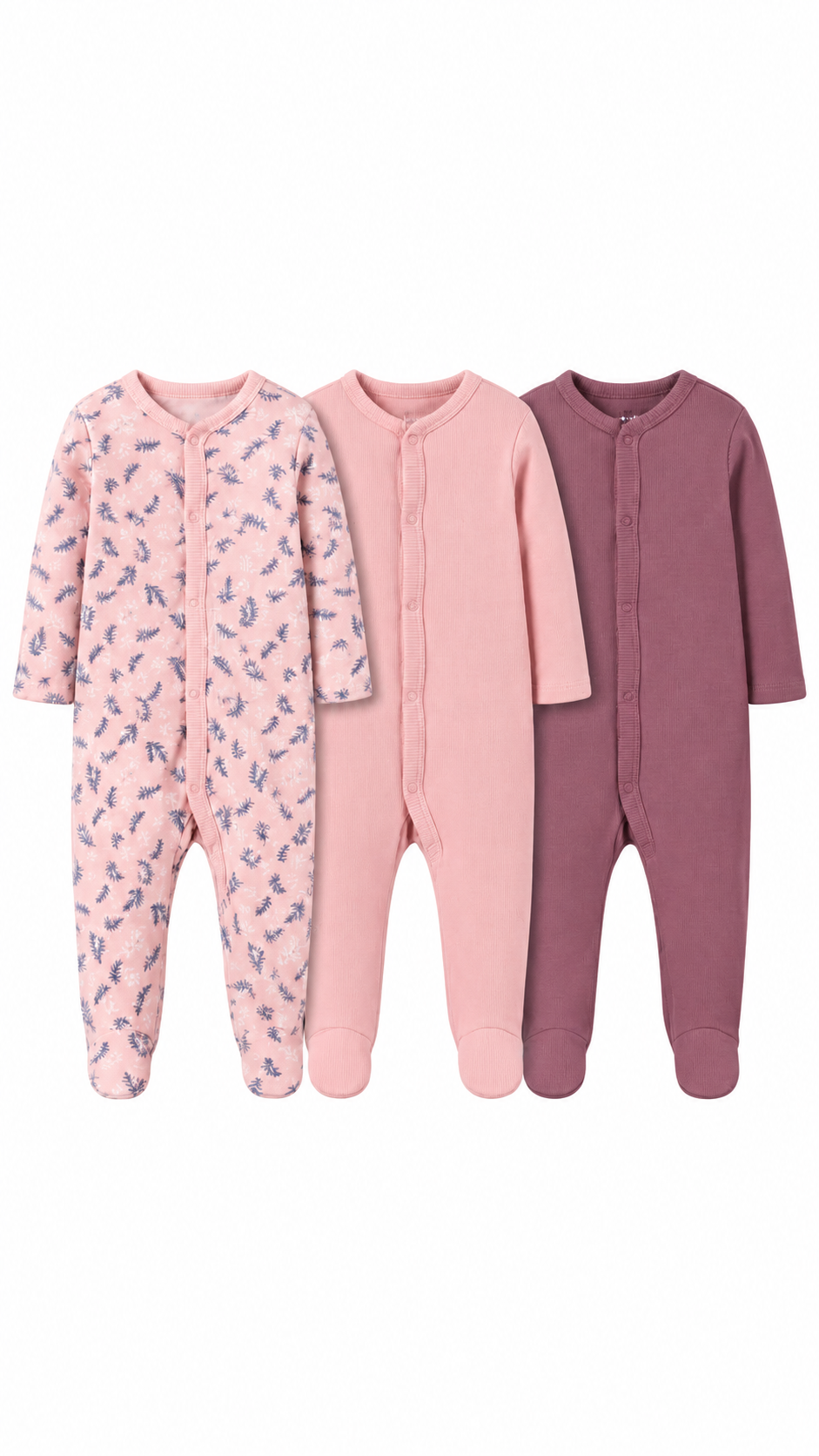 Lupilu Baby Sleepsuits – 3 Pack
