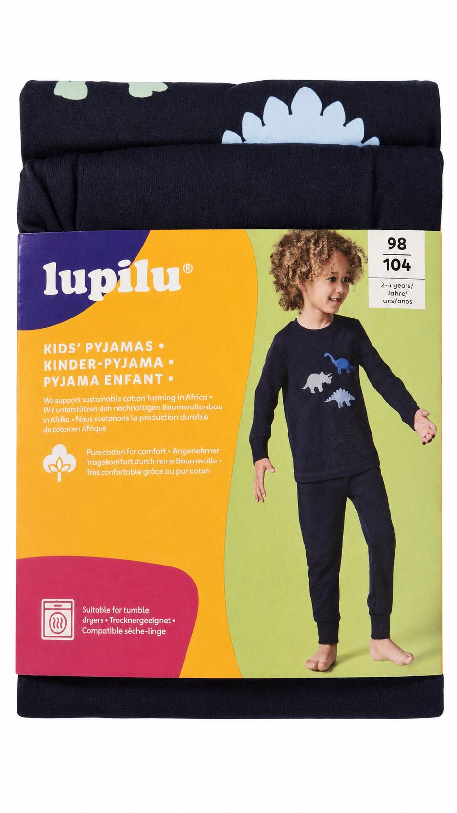 Lupilu Kids’ Dinosaur Pyjama Set