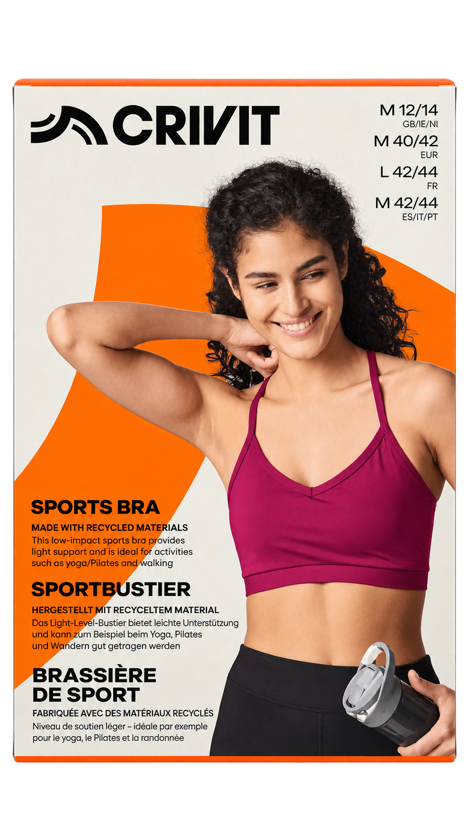 Crivit Women’s Light Support Sports Bra
