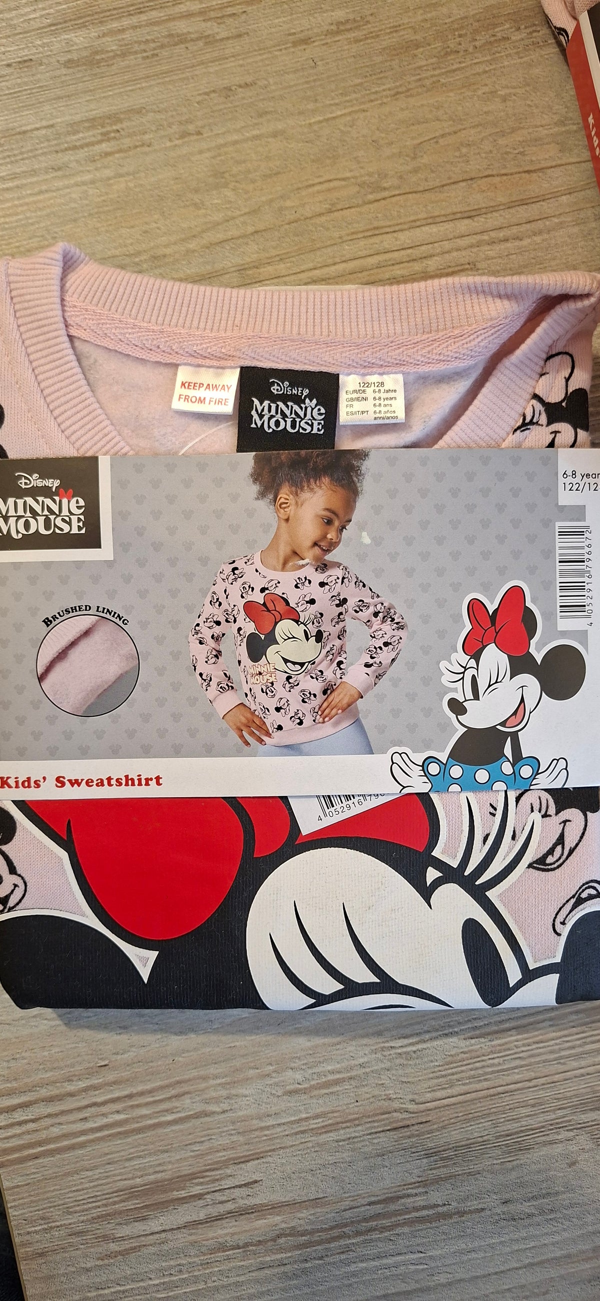 Disney Minnie Mouse Kids’ Sweatshirt – Pink