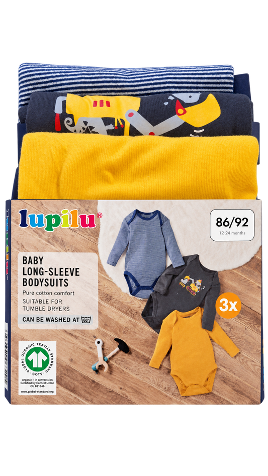 Lupilu Baby Bodysuits & Joggers Set –(3 sets)