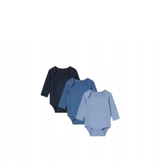 Lupilu Baby Joggers & Long-Sleeve Bodysuits Set – Blue Mix (3 sets)
