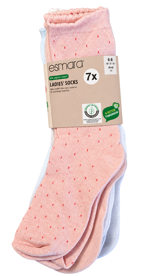 Esmara Women’s Organic Cotton Socks 7-Pack