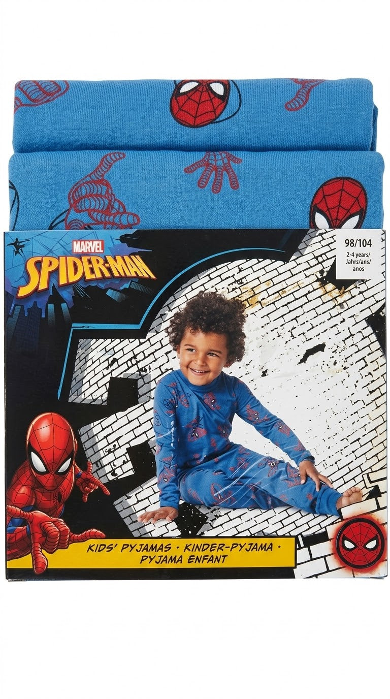 Marvel Spider-Man Kids’ Pyjama Set – Blue