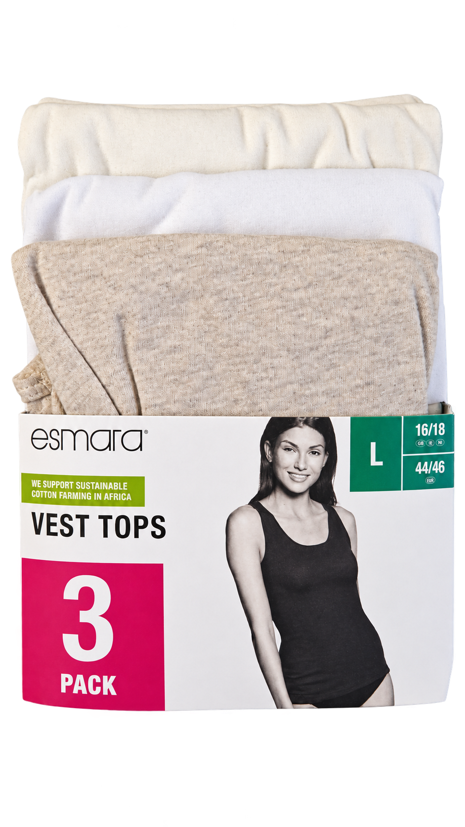 Esmara Women’s Vest Tops – 3 Pack