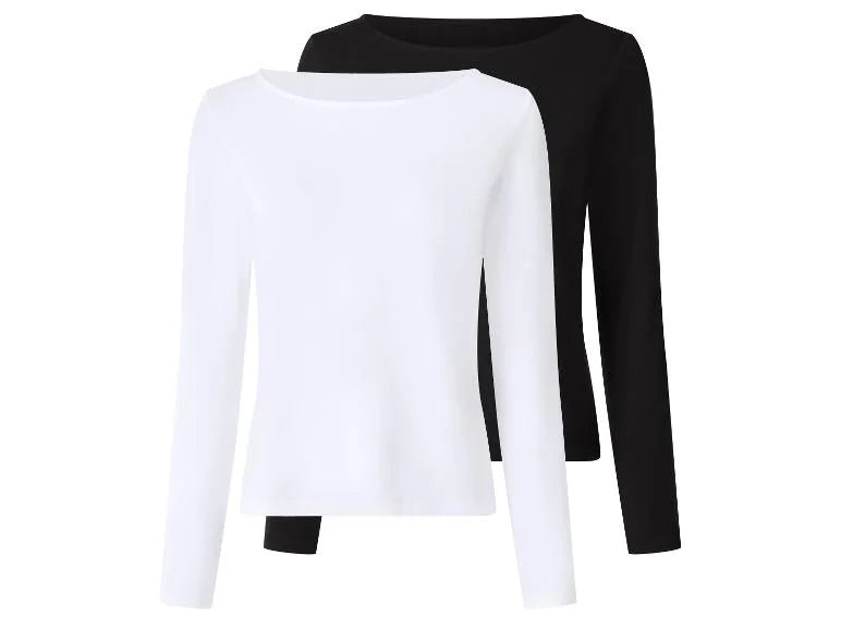 Esmara Women’s Long-Sleeve Tops – 2 Pack