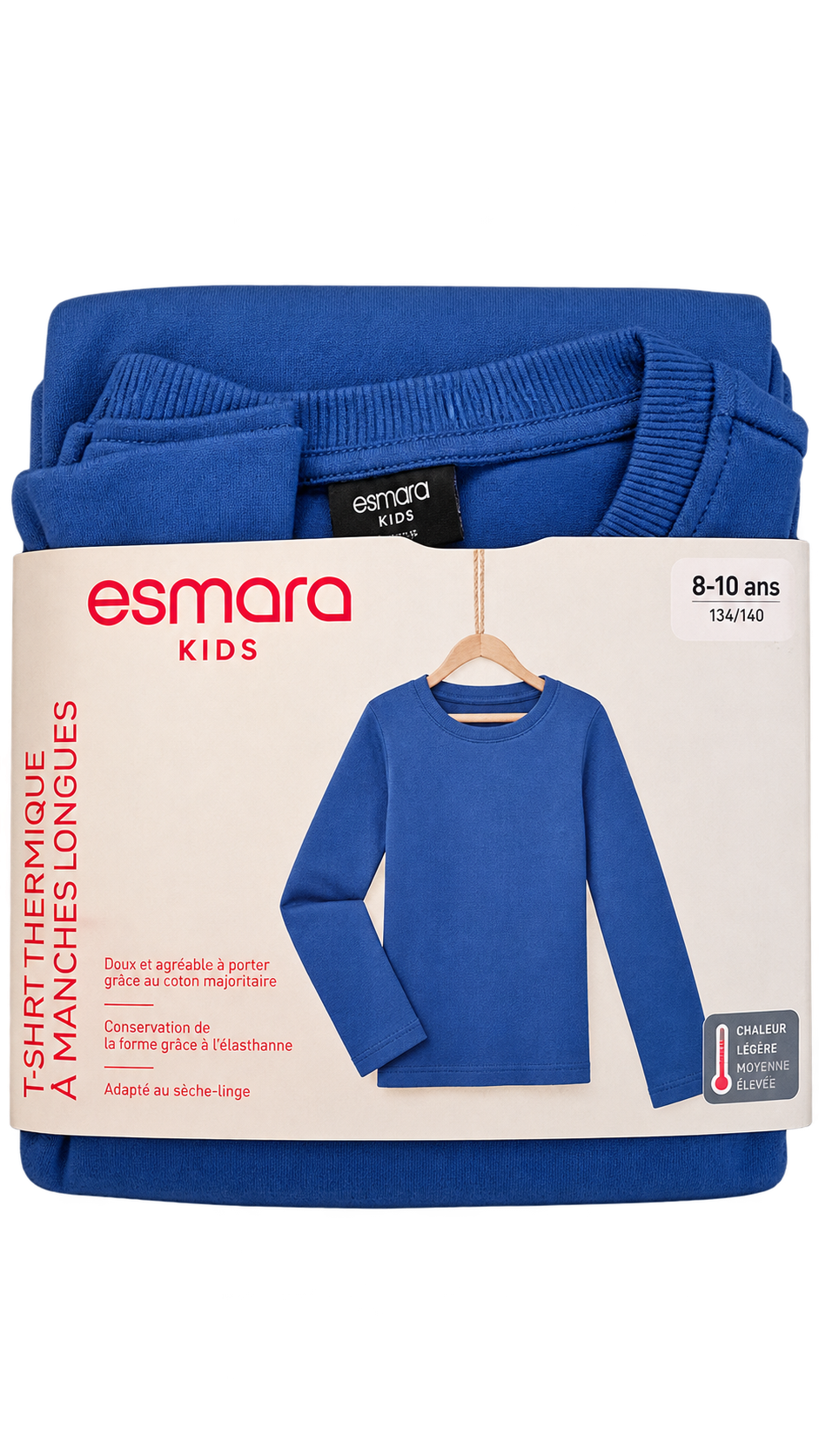 Esmara Kids’ Thermal Long-Sleeve Top – Blue