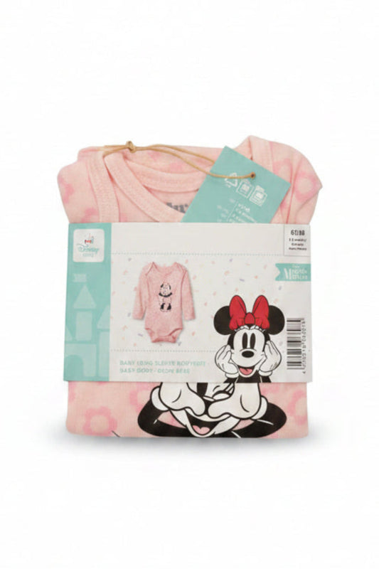 Baby Minnie Mouse Long Sleeve Bodysuit