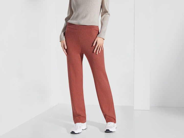 Esmara Women’s Rust Fine-Knit Trousers