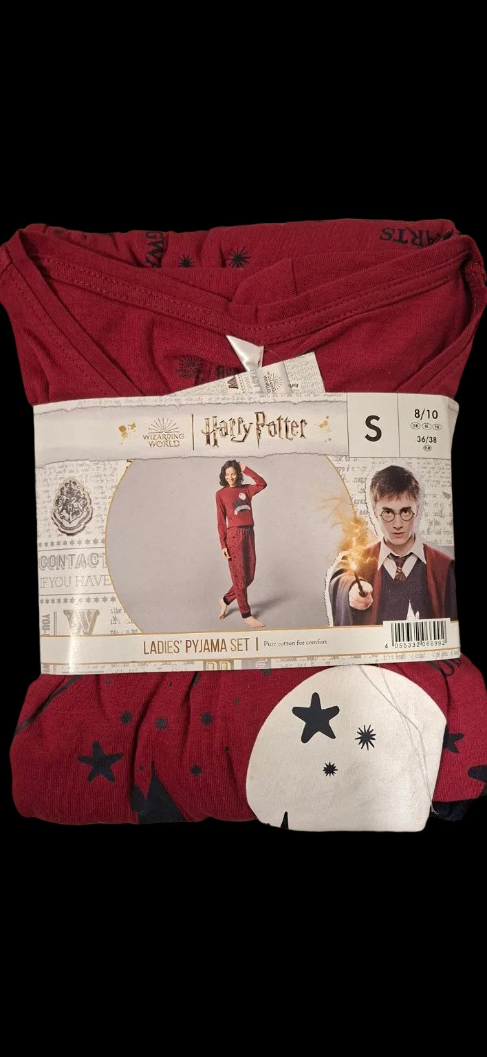 Harry Potter Women’s Pyjama Set – Burgundy