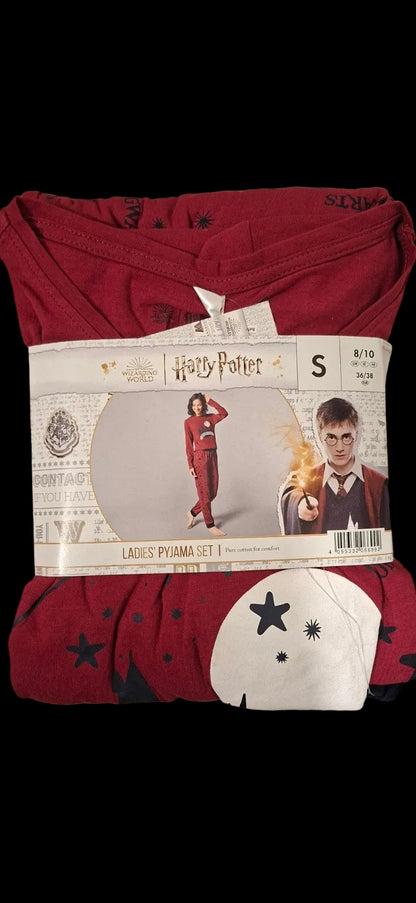 Harry Potter Women’s Pyjama Set – Burgundy