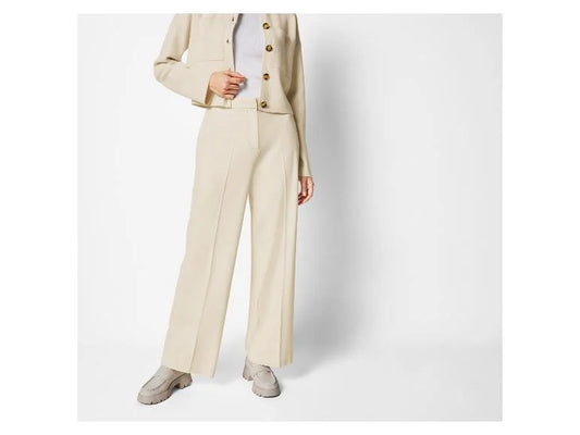 Esmara Women’s Palazzo Trousers – Beige (Slightly Sheer)