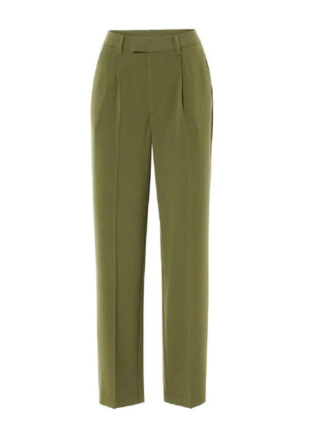 Esmara Women’s Wide-Leg Trousers – Olive Green