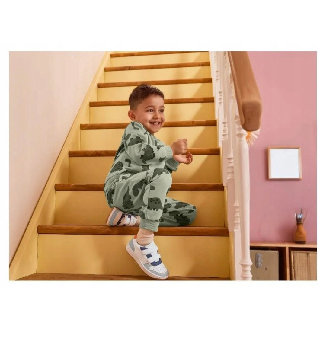 Lupilu Kids’ Dinosaur Sweat Set – Charcoal