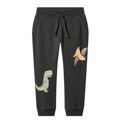 Lupilu Kids’ Dinosaur Sweat Set – Charcoal