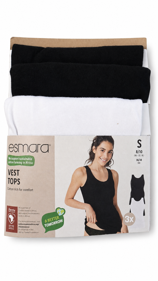 Esmara 3-pack of vest tops