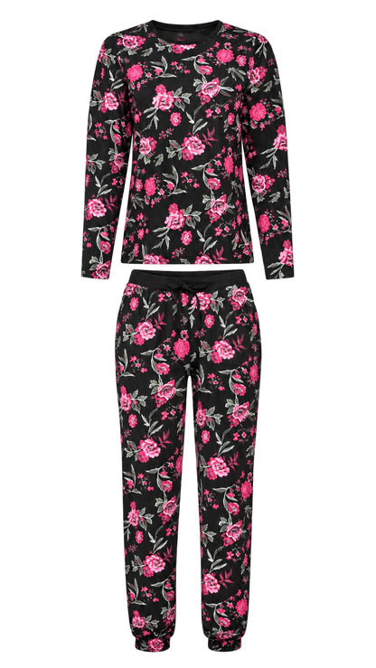 Esmara Women’s Pyjama Set – Black Floral