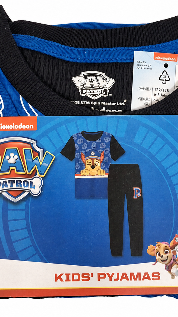 Paw Patrol Kids’ Pyjama Set For boys