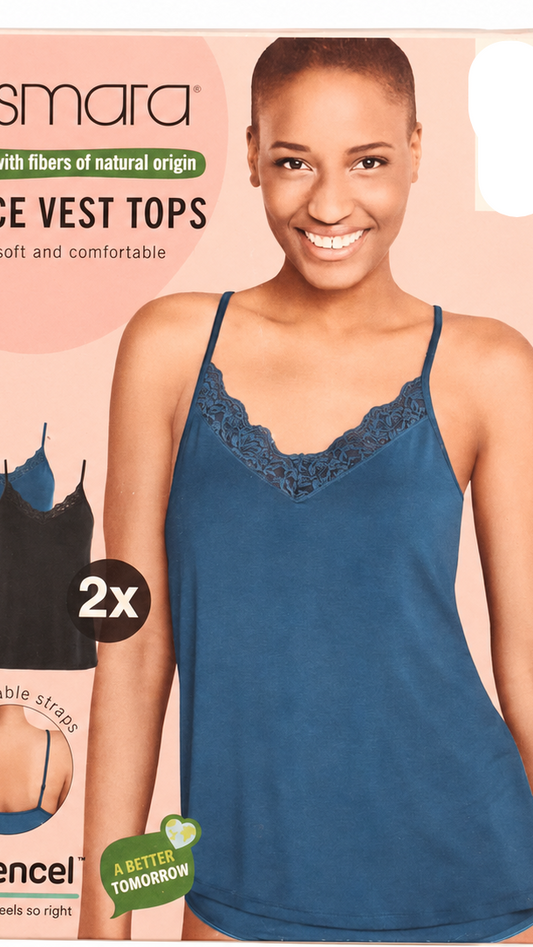 Esmara Women’s 2-Pack Lace Vest Tops