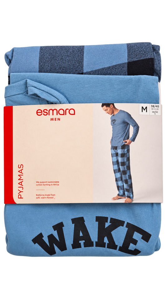 Esmara Men’s Pajama Set – Blue