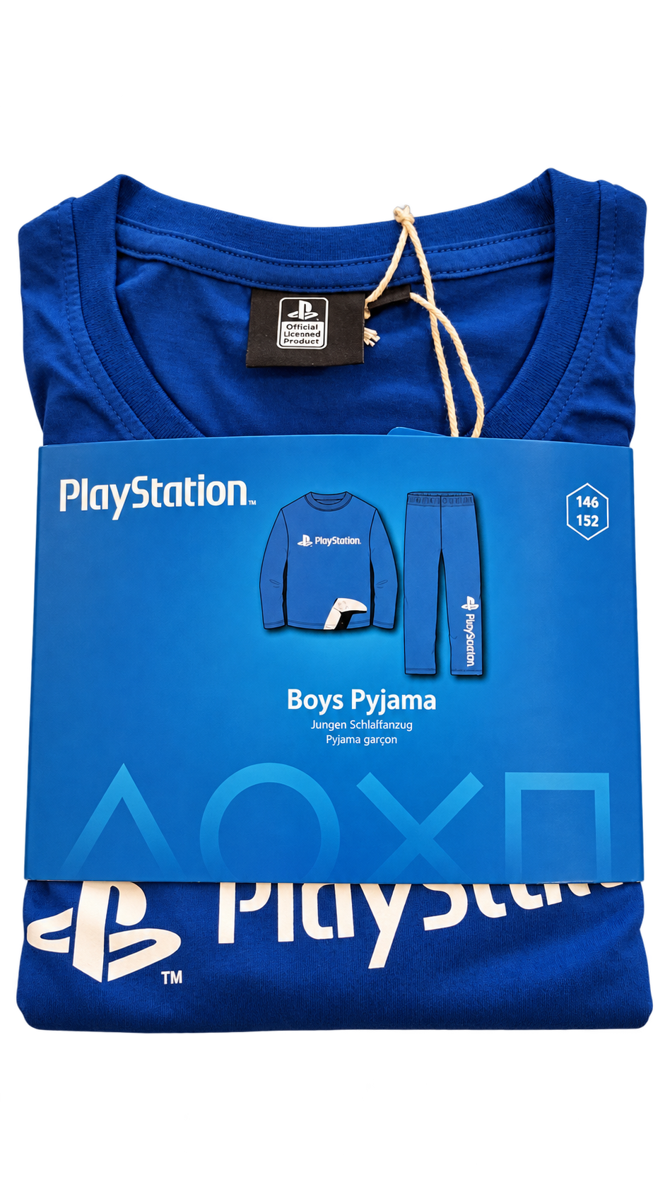 PlayStation Boys’ Pajama Set – Blue