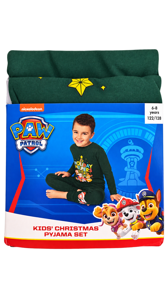 Paw Patrol Kids’ Christmas Pajama Set – Green