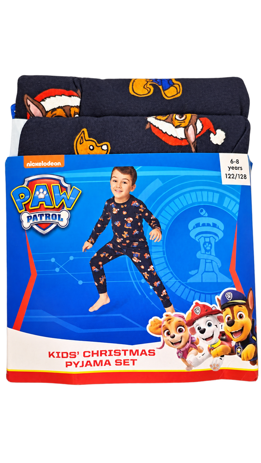 Paw Patrol Kids’ Christmas Pajama Set – Black
