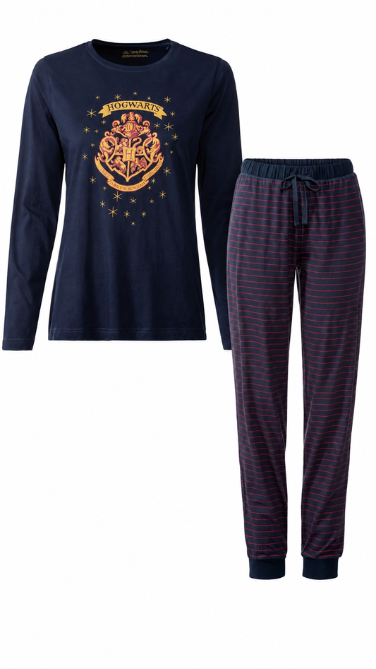 Harry Potter Ladies’ Pyjama Set - Navy