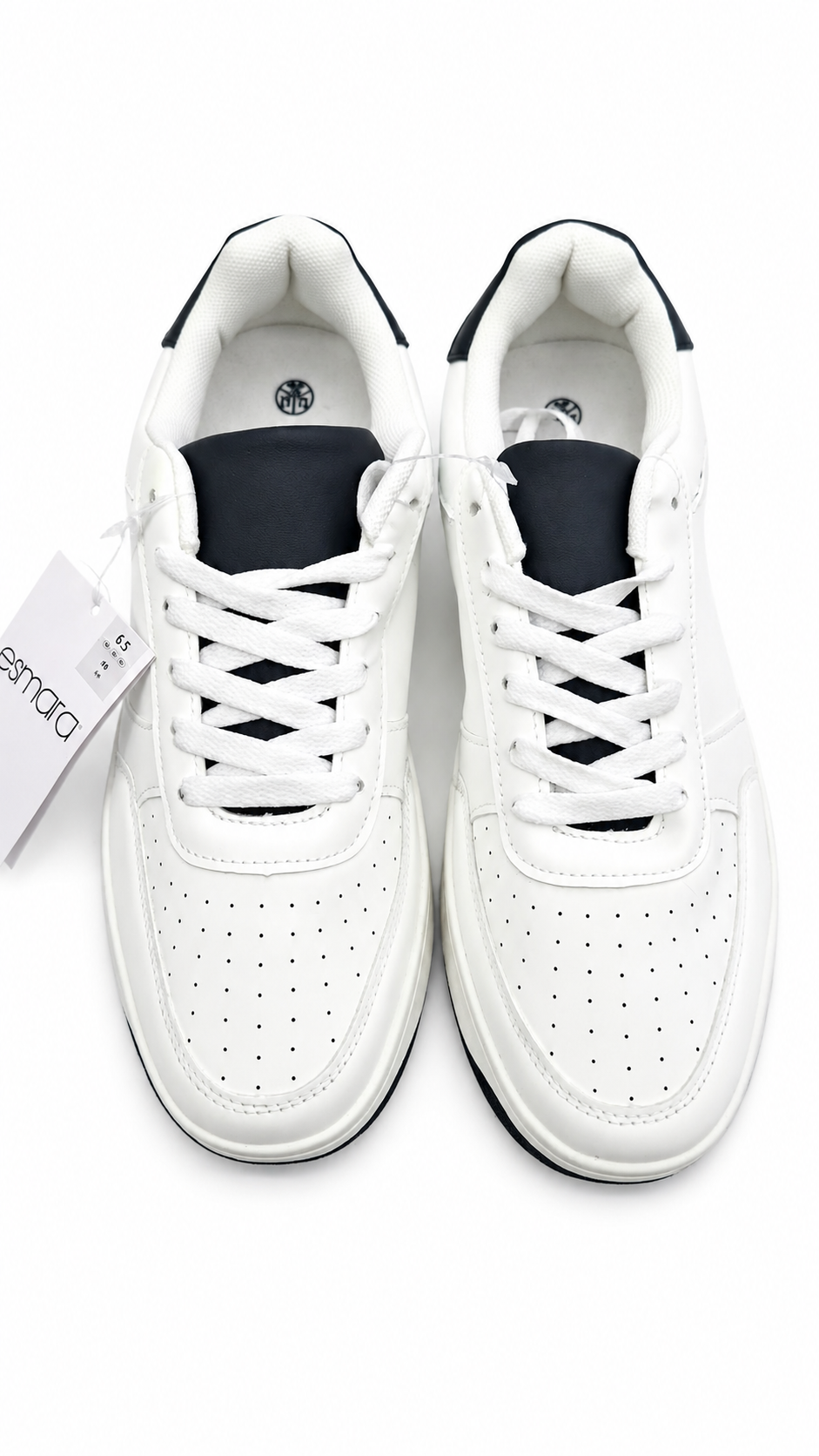 Esmara Women’s White Sneakers - Black Detail