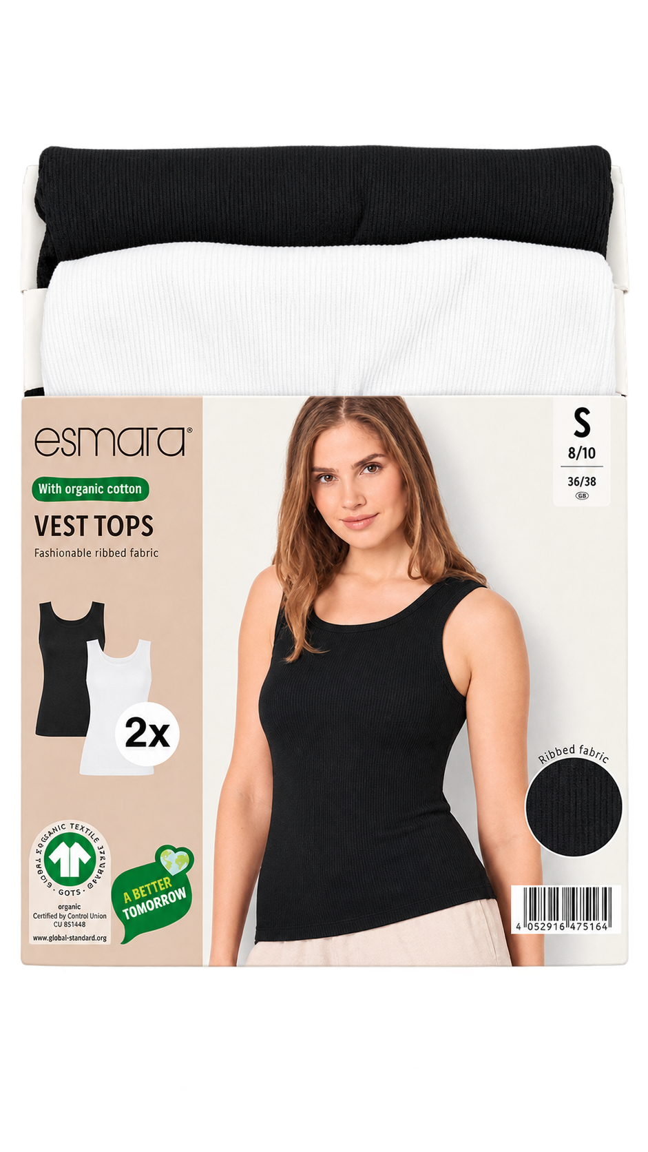 Esmara Women’s 2-Pack Vest Tops