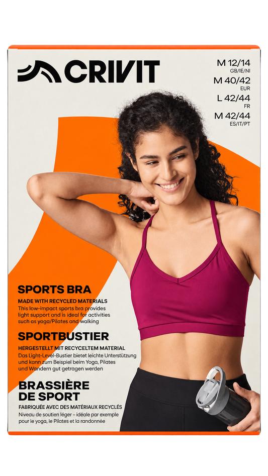 Crivit Women’s Light Support Sports Bra
