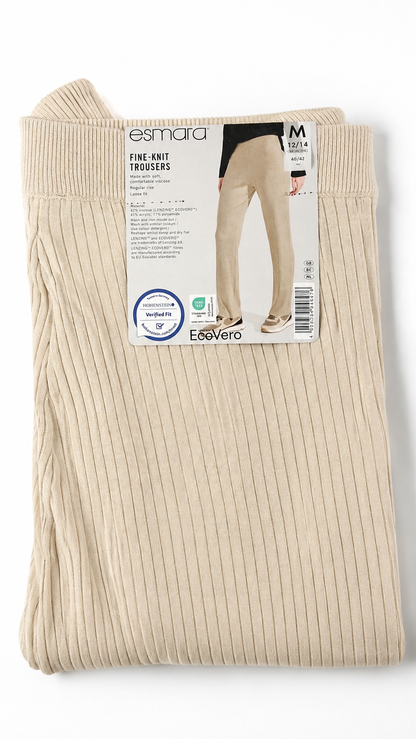 Esmara Women’s Beige Fine-Knit Trousers