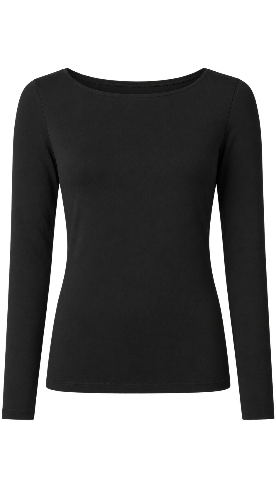 Esmara Women’s Black Long Sleeve Boat Neck Top