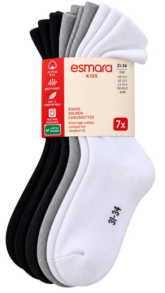 Esmara Cotton Socks – 7 Pack