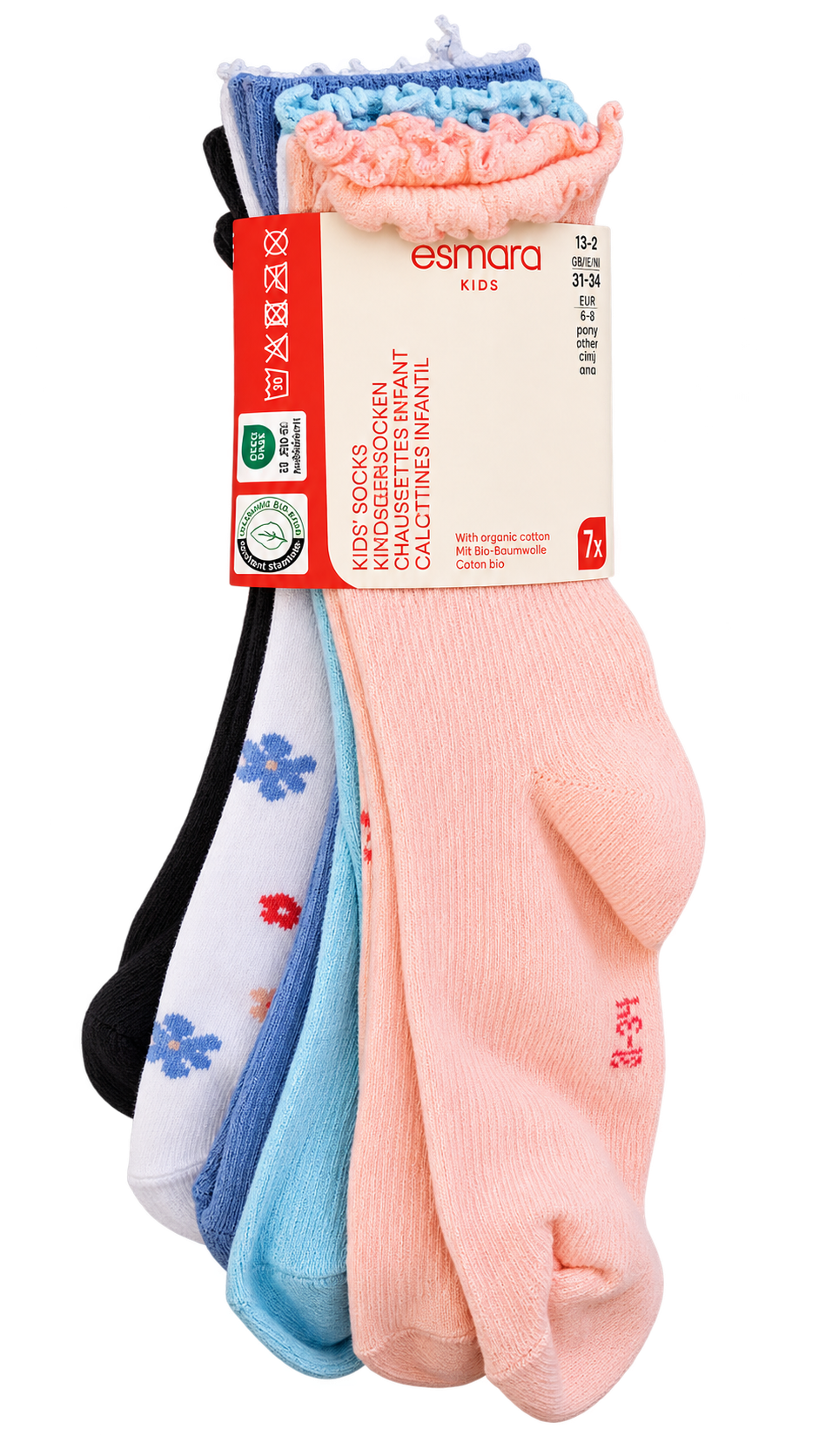 Esmara Kids’ Cotton Socks – 7 Pack