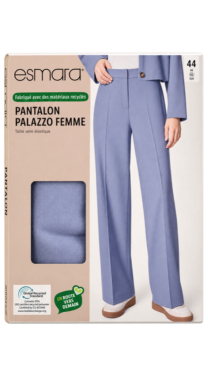 Esmara Women’s Palazzo Trousers – Blue