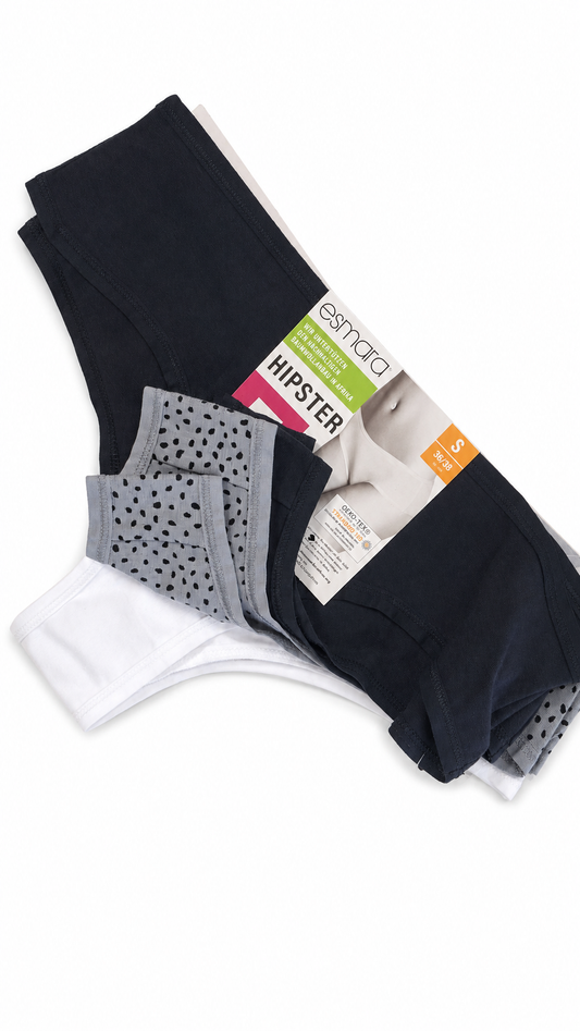 5 pieces of women's hipster Briefs