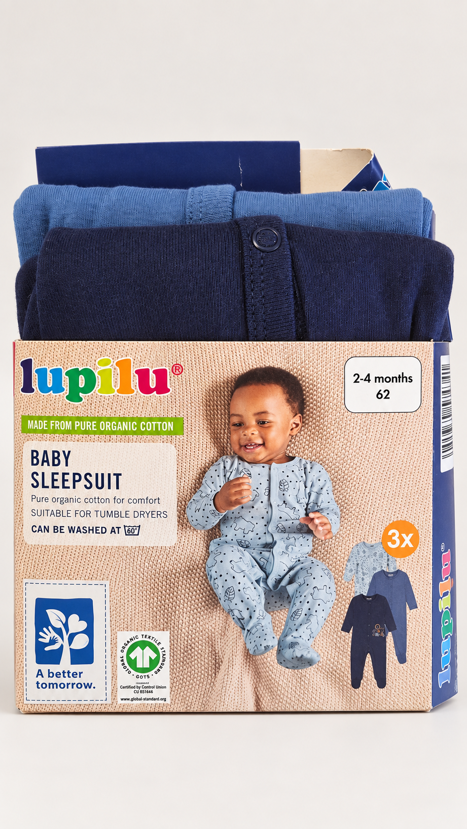 Lupilu Baby Sleepsuits – (Only 2 Pack)
