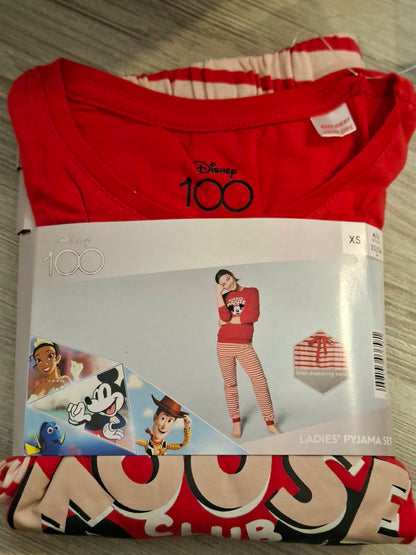 Disney Mickey Mouse Women’s Pajama Set – Red