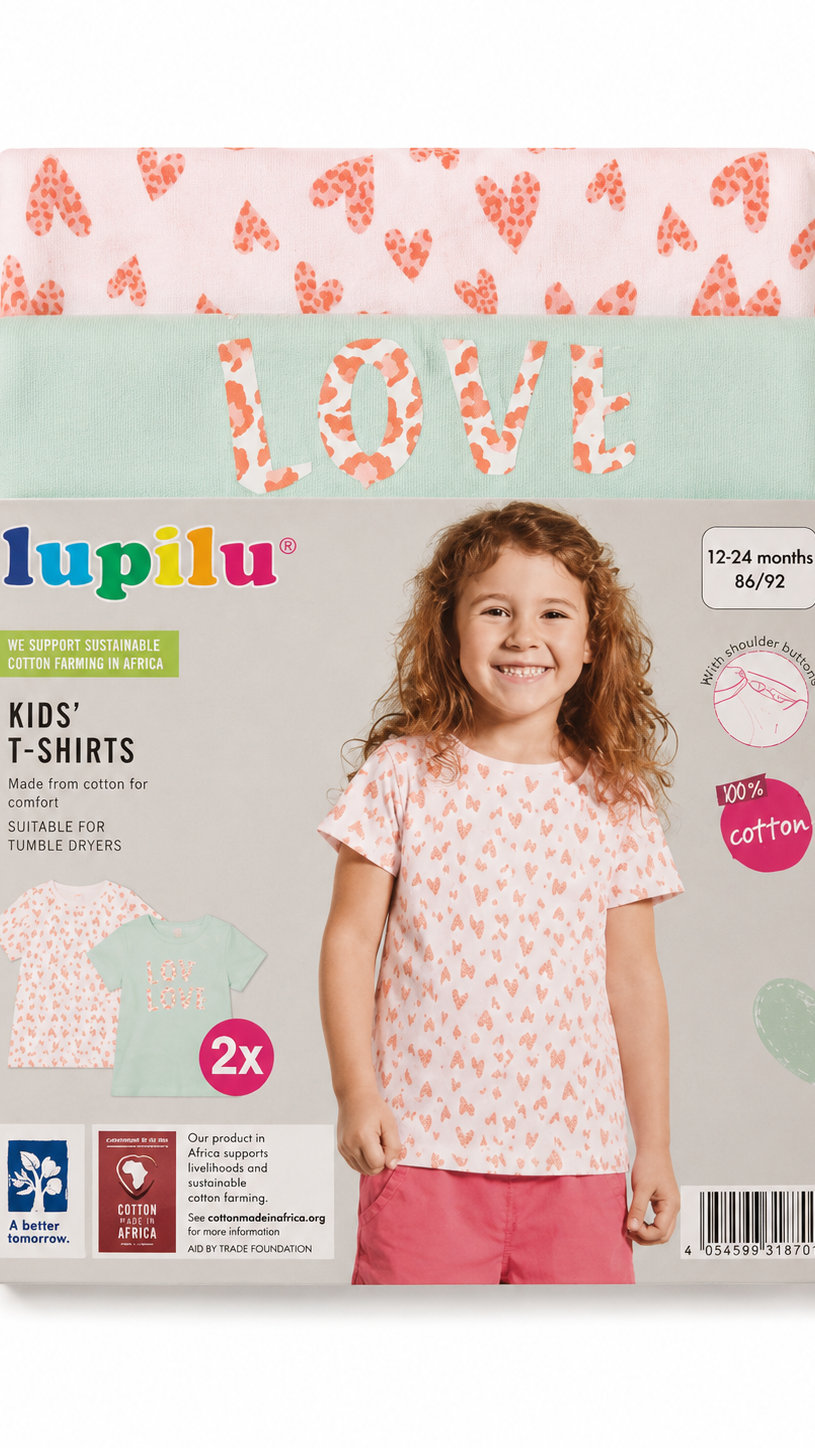 Girls’ T-Shirts 2-Pack