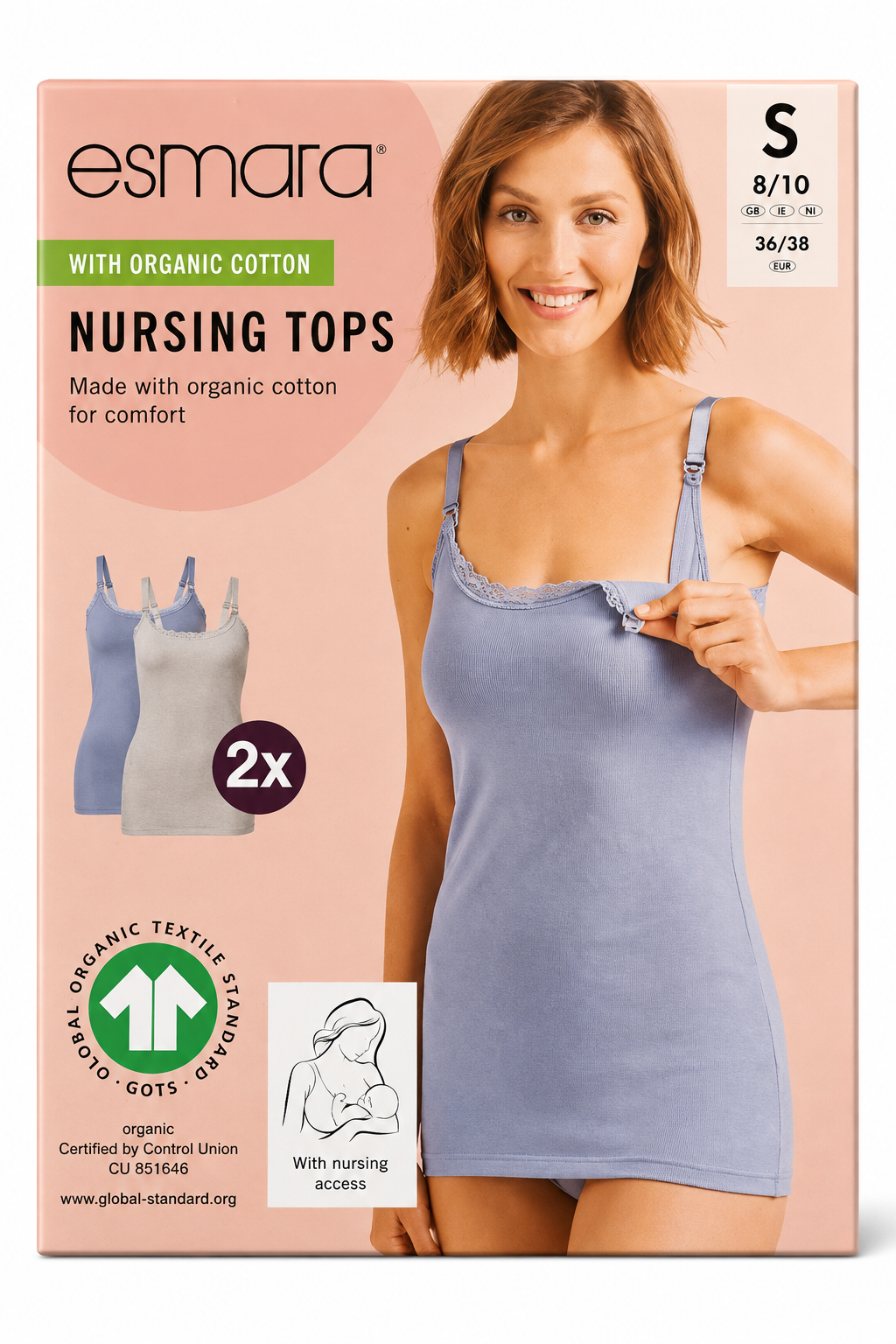 Emara Nursing Tops pack of 2