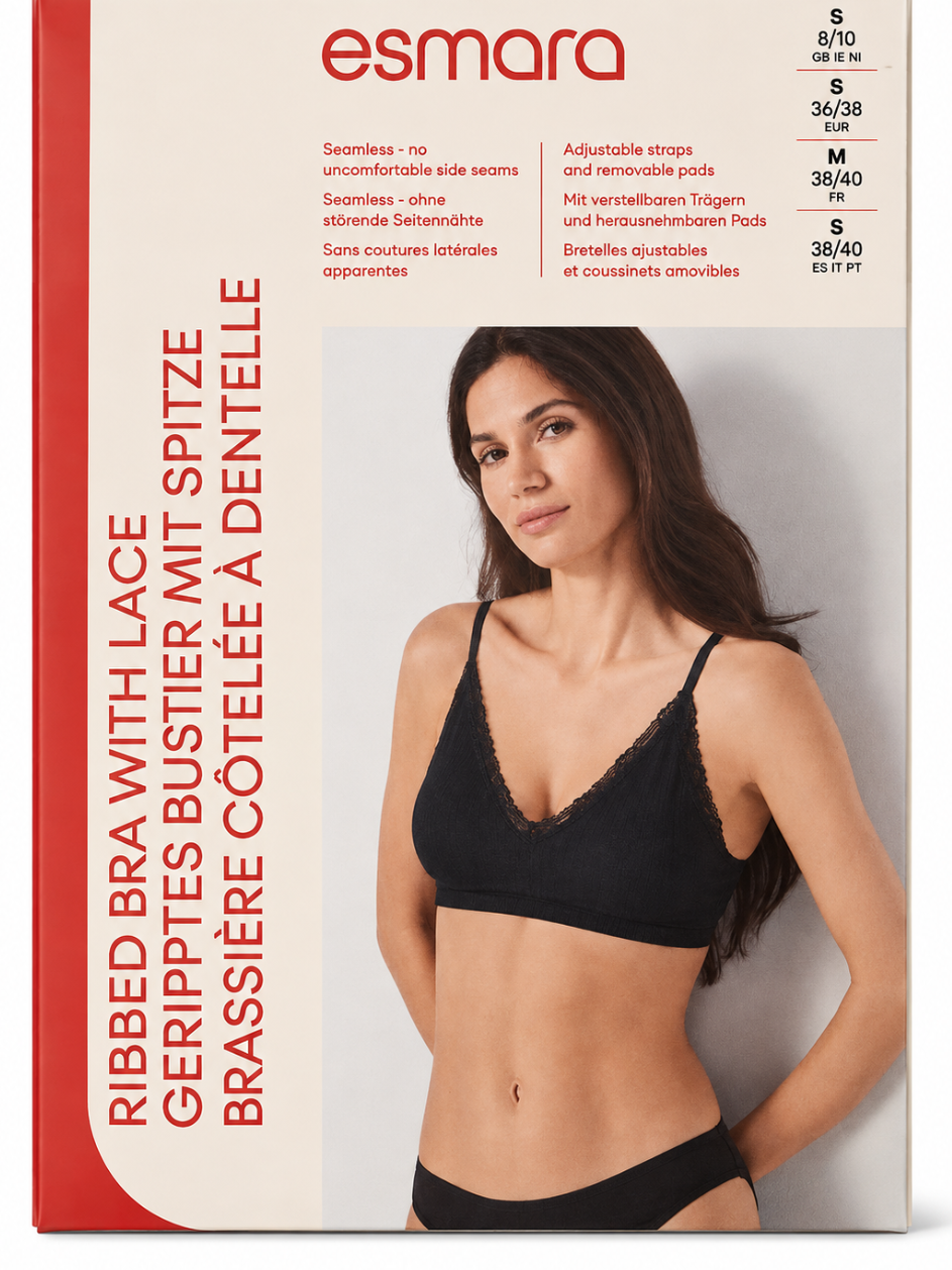 Esmara Ribbed Bra