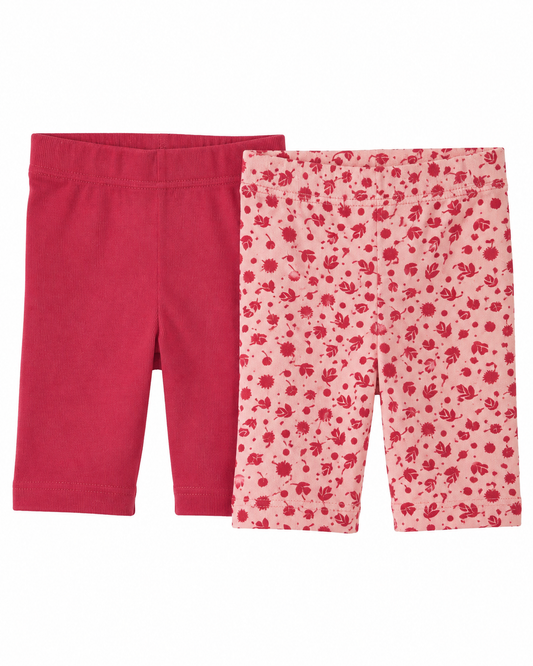Girls’ Cycling Shorts 2-Pack