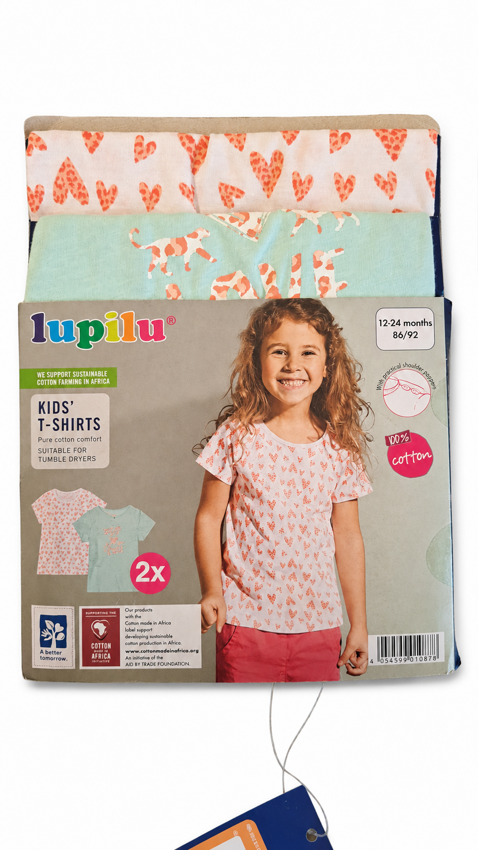 2 Girls Sets (T-Shirts 2-Pack,Shorts 2-Pack)
