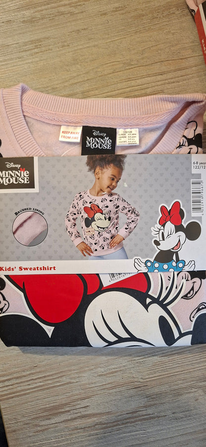 Disney Minnie Mouse Kids’ Sweatshirt – Pink