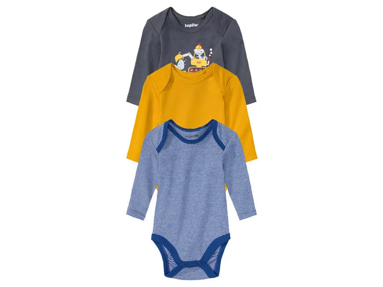 Lupilu Baby Bodysuits & Joggers Set –(3 sets)