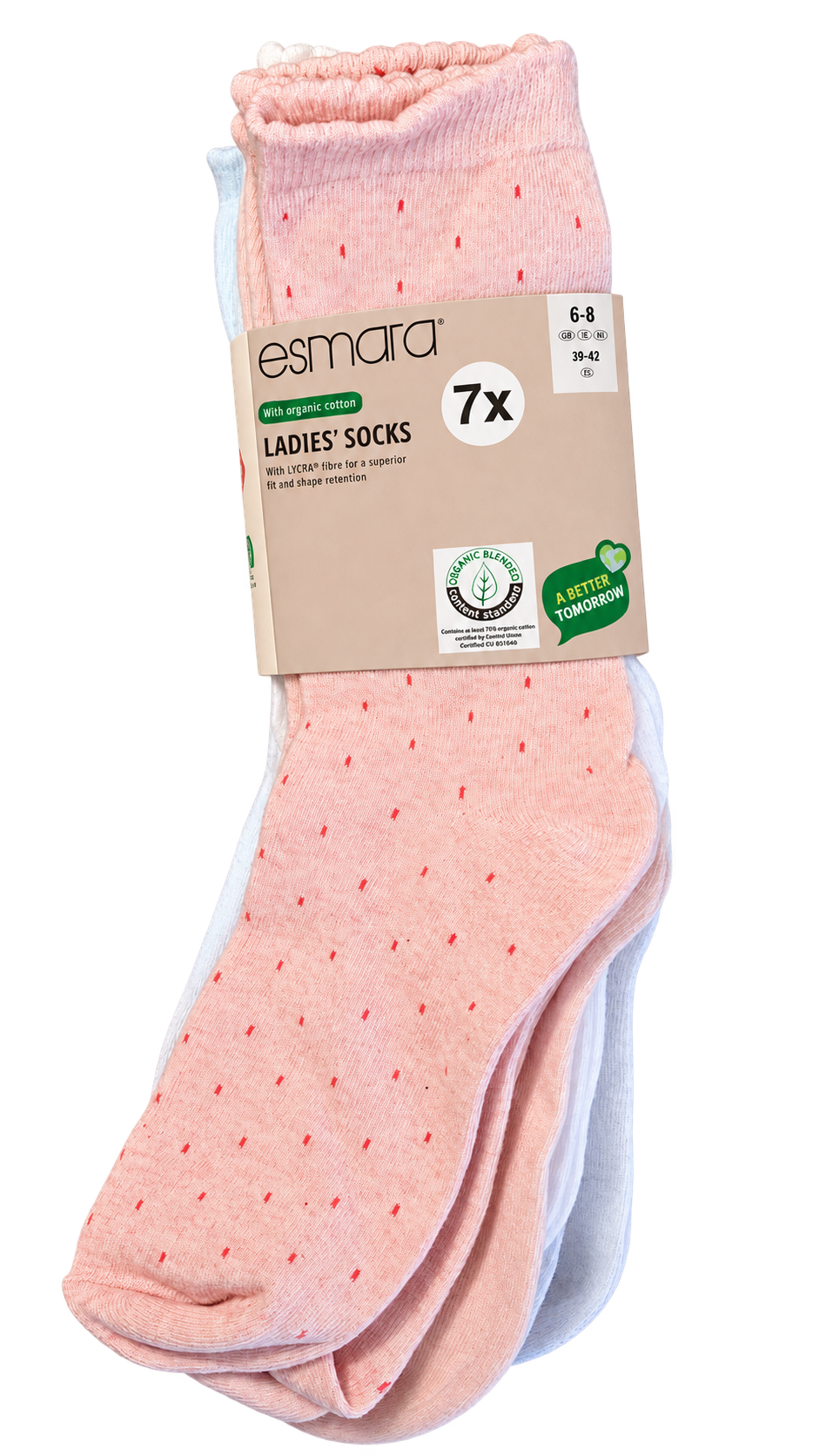 Esmara Women’s Organic Cotton Socks 7-Pack