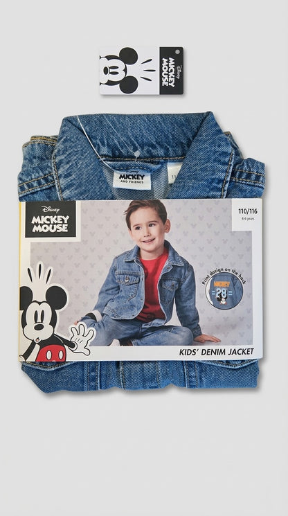 Disney Mickey Mouse Kids’ Denim Jacket – Blue