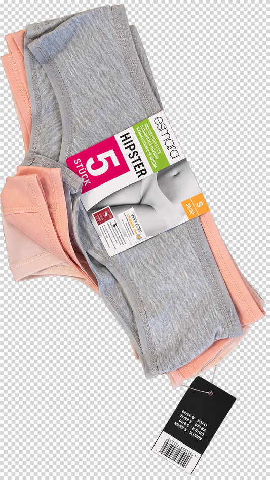 Esmara Women’s Hipster Briefs – 5 Pack (only Small)